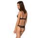Комплект із бралету з ажурним ліфом та відкритими трусиками Passion CHRISTA SET Open Bra L/XL black SO5759 фото 2