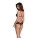 Боді Passion AMBERLY BODY black, S/M, відкрита спина, низ стрінги SX0456 фото 2