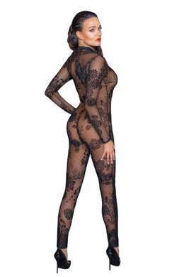 Сітчастий бодістокінг Noir Handmade F237 Long tulle overall, L SX0123 фото