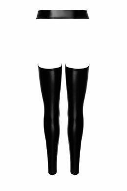 Легінси Noir Handmade F323 Rebel, L, black, під латекс, з відкритими стегнами та сідницями SX0371 фото