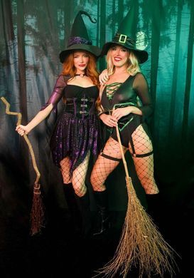 Костюм відьми Leg Avenue Mystical Witch XL, сукня, капелюх SO9335 фото
