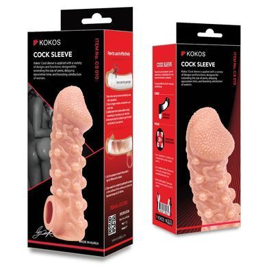 Насадка на член Kokos Cock Sleeve CS 010 L SX1470 фото