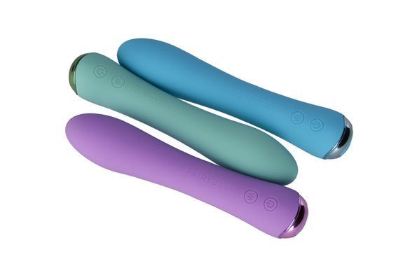 Вібратор з підігрівом FairyGasm WowGenie green, підігрів до 42 &deg;C SX0654 фото