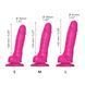 Реалістичний фалоімітатор Strap-On-Me Sliding Skin Realistic Dildo Fuchsia S, ефект рухливої шкіри SO6254 фото 4