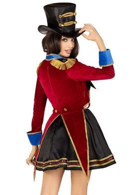 Костюм циркачки Leg Avenue Ringmaster Costume M, сукня, капелюх SO9194 фото