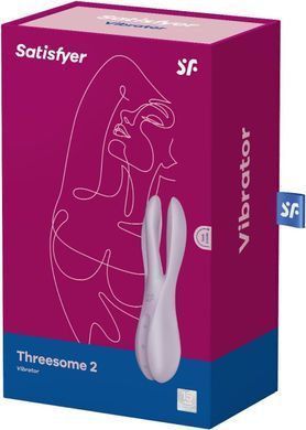 Кліторальний вібратор Satisfyer Threesome 2 Violet, 3 гнучкі пальчики, 3 мотори SX1213 фото
