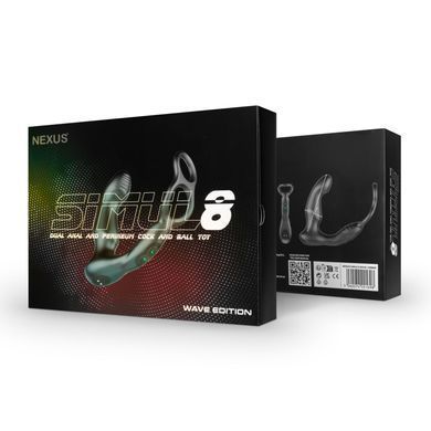 Стимулятор простати Nexus SIMUL8 Wave Edition з ерекційним кільцем SX1340 фото