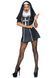 (SALE) Костюм черниці Leg Avenue Naughty Nun L, сукня, головний убір SO8552 фото 3