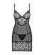 (SALE) Сорочка Obsessive Alluria chemise & thong L/XL SX1123 фото 3