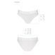 Трусики з прозорою вставкою Passion PS006 PANTIES XL, white SO4238 фото 5