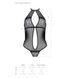 Сітчасте боді з мереживом на грудях Passion SATARA BODY L/XL black SO8469 фото 5