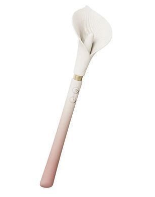 Розкішний вібромасажер Zalo &ndash; Calla Blossom Pink, двосторонній, 2 мотори SX1280 фото