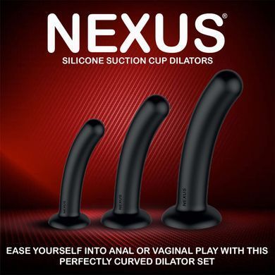 Набір дилдо Nexus Dilating Set (17см, 15см, 12,5см) SX1341 фото