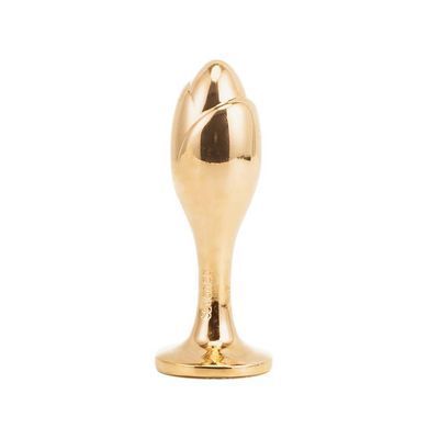 Металева анальна пробка Лисячий хвіст LOCKINK SEVANDA White Fox-Tail Anal Rose-shape Plug SX0866 фото
