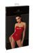 Корсет Noir Handmade F355 Red powerwetlook corset - XL SX2026 фото 6