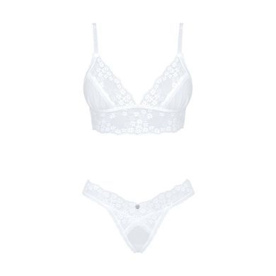 Еротичний комплект Obsessive Heavenlly 2-pcs set XL/2XL, бюстгальтер і танга SO8174 фото