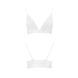 Еластичний топ з мереживом Passion PS001 TOP XL, white SO4190 фото 4