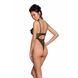 Еротичний боді з малюнком Passion LOVELIA BODY L/XL, black SO4753 фото 2