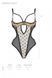 Еротичне боді Passion MARINA BODY, S/M, beige, з відкритими чашками SO9715 фото 5