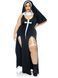 Костюм монашки-грішниці Leg Avenue Sultry Sinner 1X-2X, сукня, головний убір, комір SX1731 фото 5