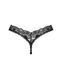 Мереживні стрінги Obsessive Donna Dream thong XL/2XL Black, низька посадка SO8641 фото 4