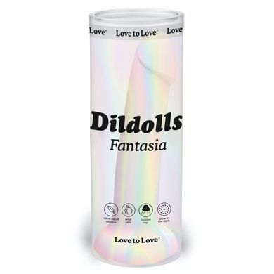 Дилдо, що світиться в темряві Love To Love DILDOLLS - FANTASIA ультрам&rsquo;який SO5982 фото