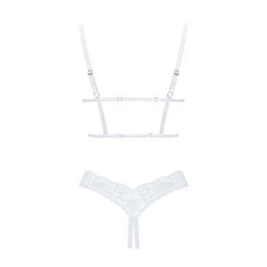 Еротичний комплект Obsessive Heavenlly 2-pcs cupless set M/L, відкриті груди, з доступом SO8176 фото