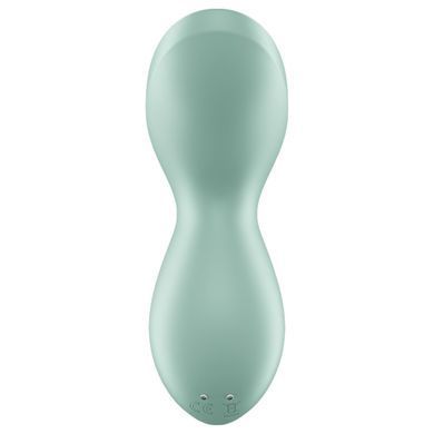 Вібратор для клітора з перлинною стимуляцією Satisfyer Exciterrr Mint, 2 незалежні мотори SX1217 фото