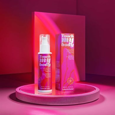 Масажний гель і змазка 2в1 Love To Love TOUCH MY BODY Ylang-Ylang (100 мл) зволожувальний SO2700 фото