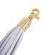 Металева анальна пробка Хвіст поні LOCKINK SEVANDA White Pony-Tail Anal Pear-shape Plug SX0869 фото 4