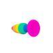 Силіконова анальна пробка Wooomy Hiperloo Silicone Rainbow Plug L, діаметр 3,9 см, довжина 13,1 см SO7434 фото 2