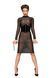 Сукня з мокрим ефектом Noir Handmade F182 Classic dress made of elastic tulle, 3XL SX0052 фото 5