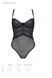 Боді Passion KERRIA BODY black, S/M, з високими вирізами та верхом балконет SX0486 фото 5