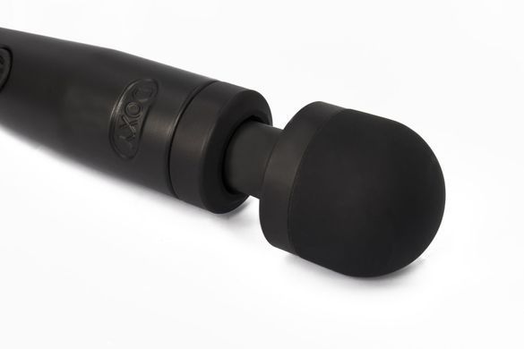 Вібромасажер DOXY Die Cast 3 Matt Black, дуже потужний, живлення 220В, металевий корпус SX2458 фото