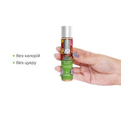 Змазка на водній основі JO H2O &mdash; Tropical Passion (30 мл) без цукру, рослинний гліцерин SO1472 фото
