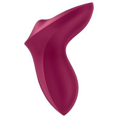 Вібратор для клітора з перлинною стимуляцією Satisfyer Exciterrr Berry, 2 незалежні мотори SX1218 фото