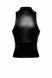 Топ Noir Handmade F324 Glam, L, black, халтер, на блискавці, вінілові вставки, комір-стійка SX0377 фото 5