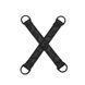 Набір Liebe Seele Black Lace and Neoprene 11pcs Bondage Kit, анальна пробка з кристалом, віброкуля SO9509 фото 8