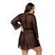 Пеньюар Passion AMBERLY PEIGNOIR 4XL/5XL, black, ажурні декольте та манжети, широкі рукави SO7053 фото 2