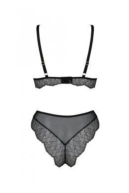 Комплект Passion AMBERLY SET black, L/XL, бралет і трусики бразиліана SX0464 фото