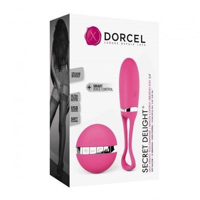 Віброяйце Dorcel Secret Delight Magenta з пультом ДК, з турборежимом і голосовим керуванням SO3078 фото