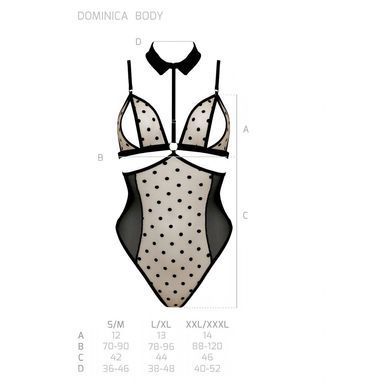 Боді Passion DOMINICA BODY S/M, beige SO8425 фото