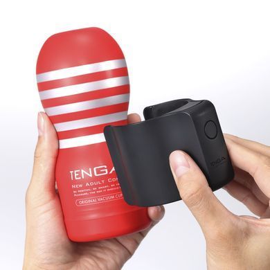 Вібронасадка Tenga CUP VIBRATOR, 7 режимів, 2 мастурбатори&nbsp;в&nbsp;комплекті SX2290 фото