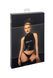 Топ Noir Handmade F324 Glam, XL, black, халтер, на блискавці, вінілові вставки, комір-стійка SX0378 фото 7