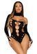 Безшовне боді на одне плече Leg Avenue Seamless thong back bodysuit, One Size, чорне SO9097 фото 4