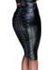Спідниця-олівець зі шнурівкою Noir Handmade F152 Powerwetlook pencil skirt, M, з мокрим ефектом SX0030 фото 1