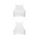 Спортивний топ з прозорою вставкою Passion PS006 TOP M, white SO4244 фото 4