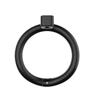 Клітка для пеніса LOCKINK SEVANDA Plastic Penis Chastity Cage, чорна, 3 кільця різних розмірів SX0872 фото