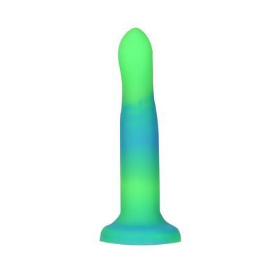 Фалоімітатор, що світиться в темряві, ADDICTION Rave 8&Prime;, Glow in the Dark Dildo Blue Green, 20,3 см SO6849 фото