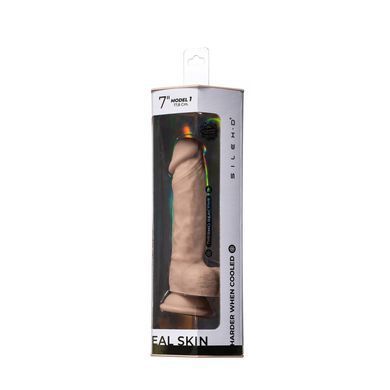 Фалоімітатор SilexD Johnny Real Skin Flesh MODEL 1, суперреалістичний, на присосці, діаметр 3,8 см SX1286 фото